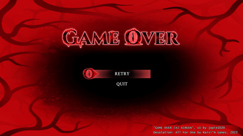 Game Over design 1